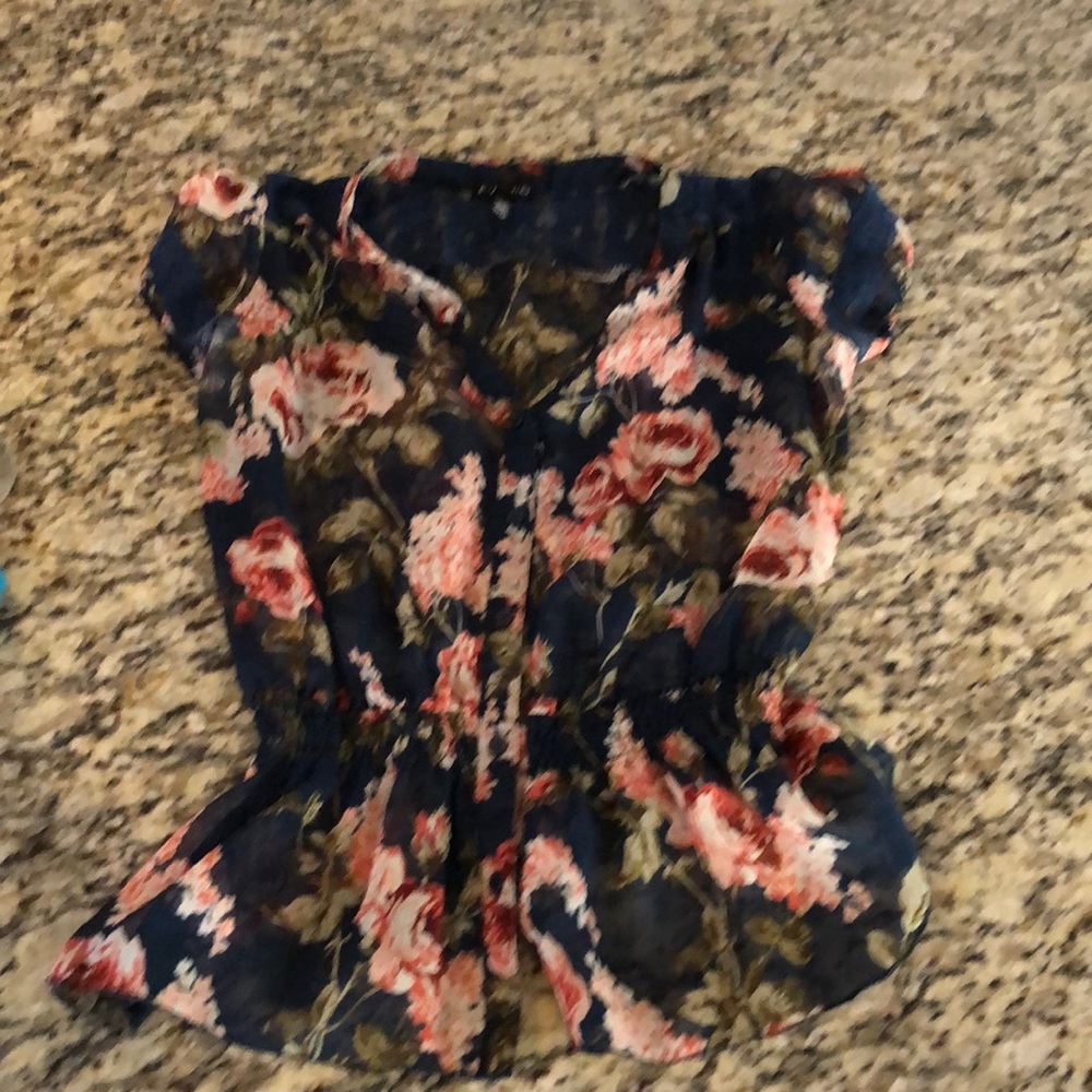 Floral flower blouse